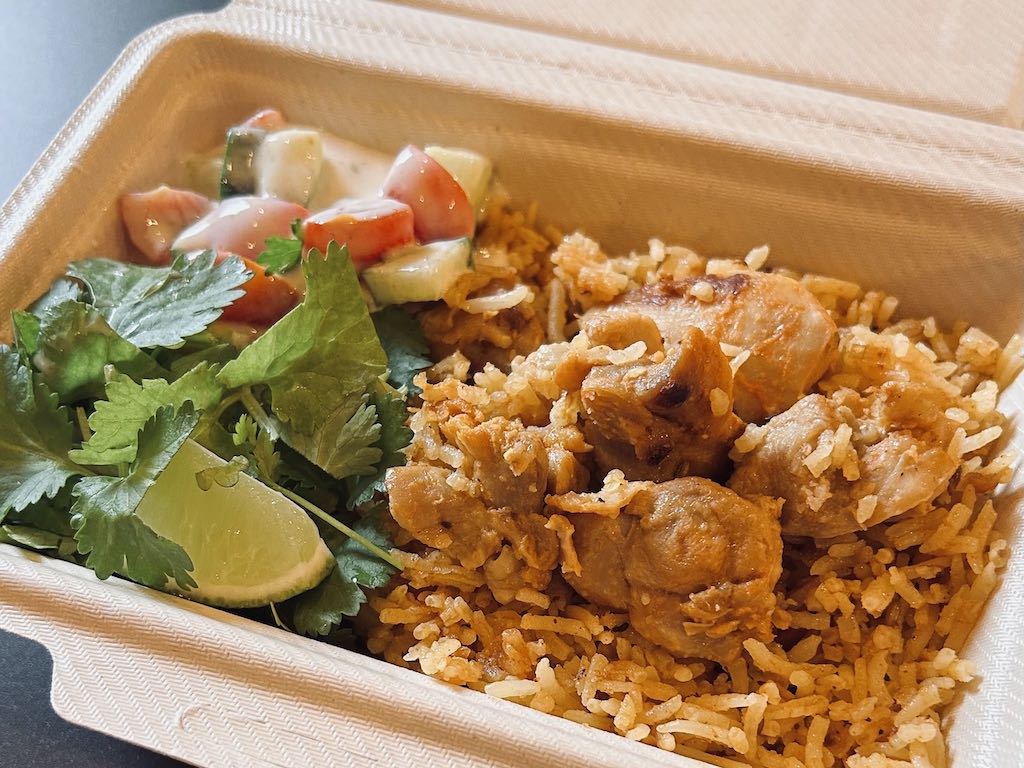 ビリヤニのテイクアウト