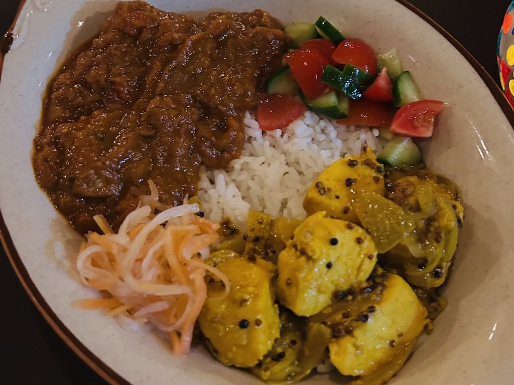 2種盛りカレー