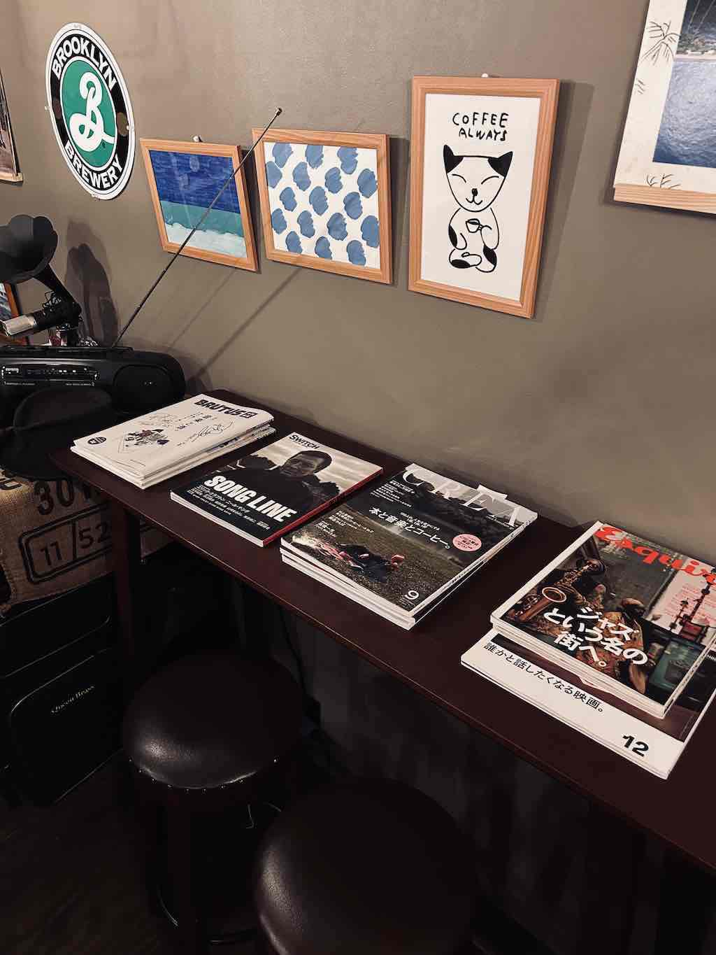 音楽関係の雑誌コーナー