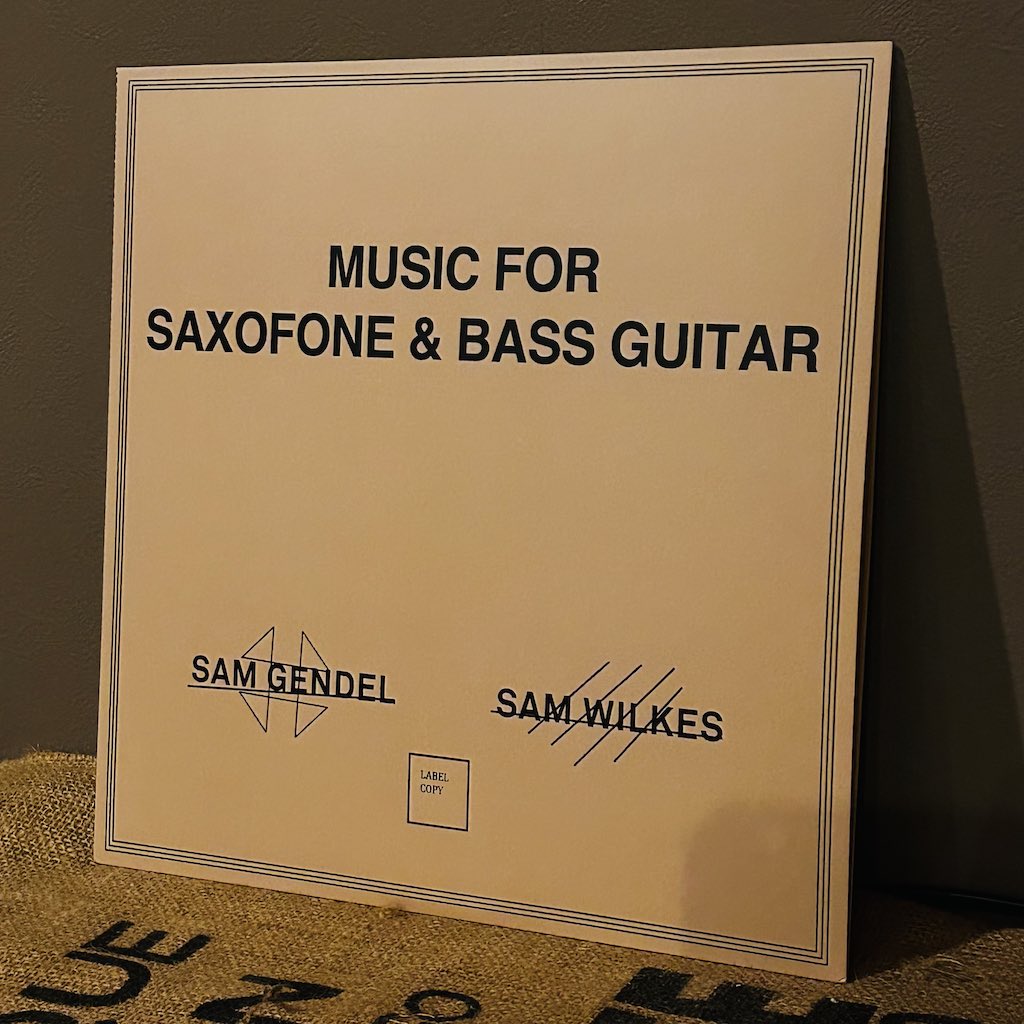 MUSIC FOR SAXOFONE & BASS GUITAR